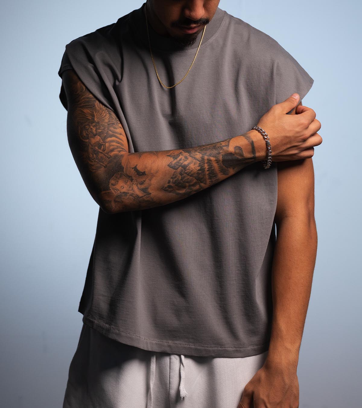 Blank Tanks (Grey) [Pack of 3]