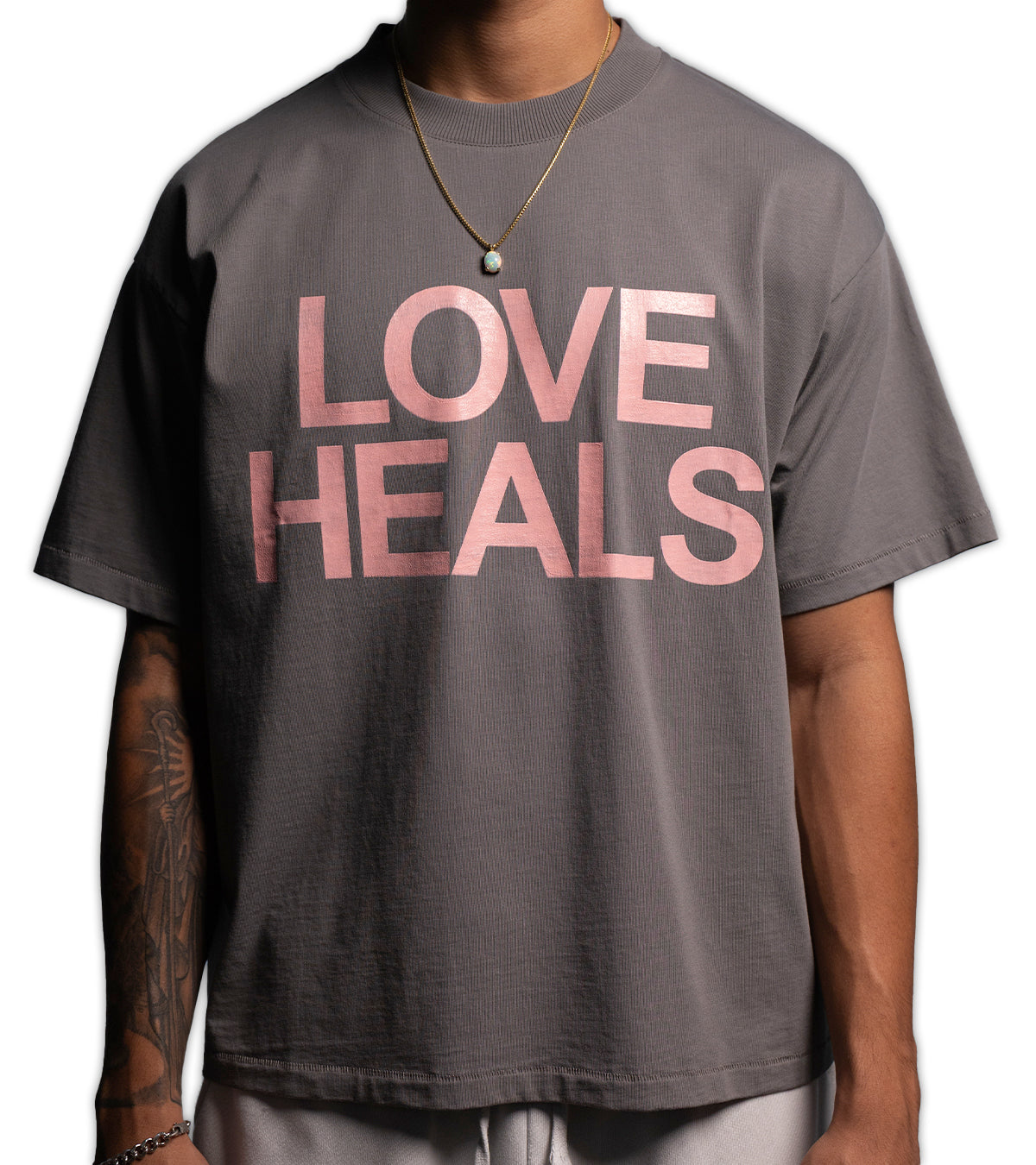 Love Heals Tee (Grey)