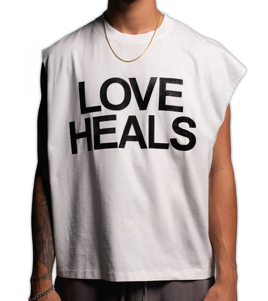 Love Heals Tank (White)